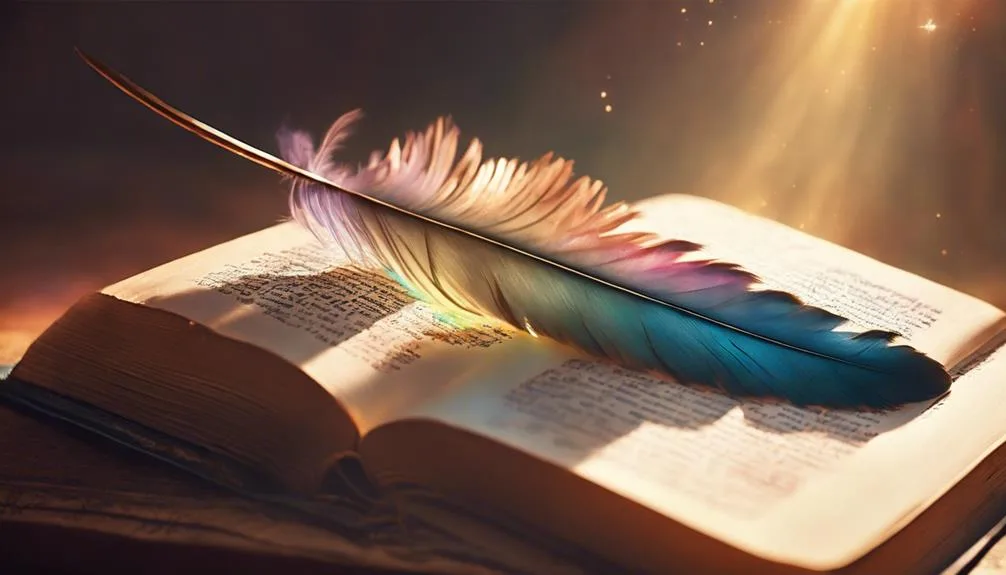 divine messages through feathers