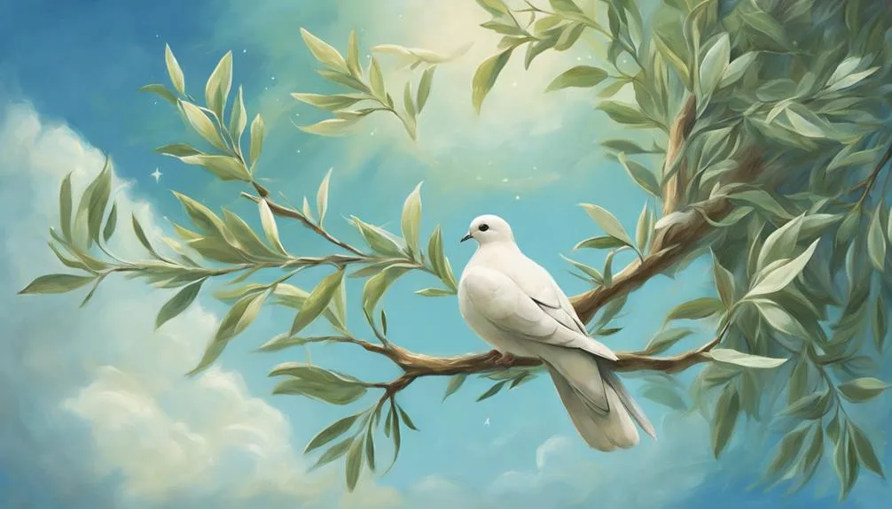 symbolic olive branch interpretation