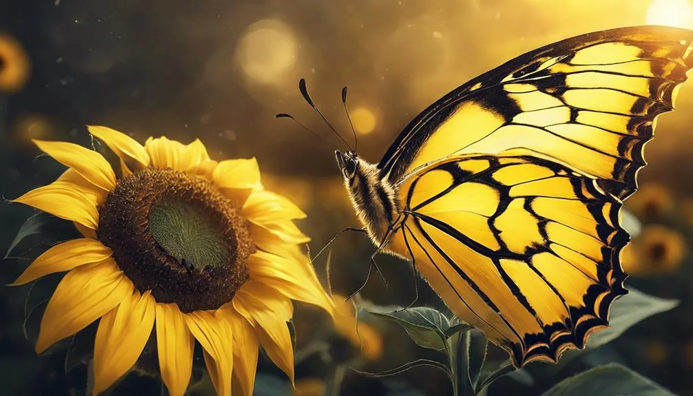 symbolism of yellow butterflies