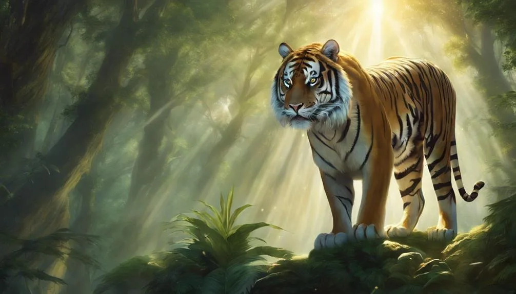 tigers symbolize power strength and protection in the bible