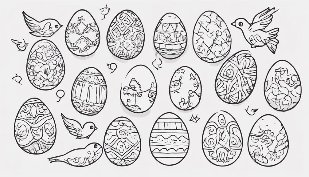 easter traditions with symbolic dye