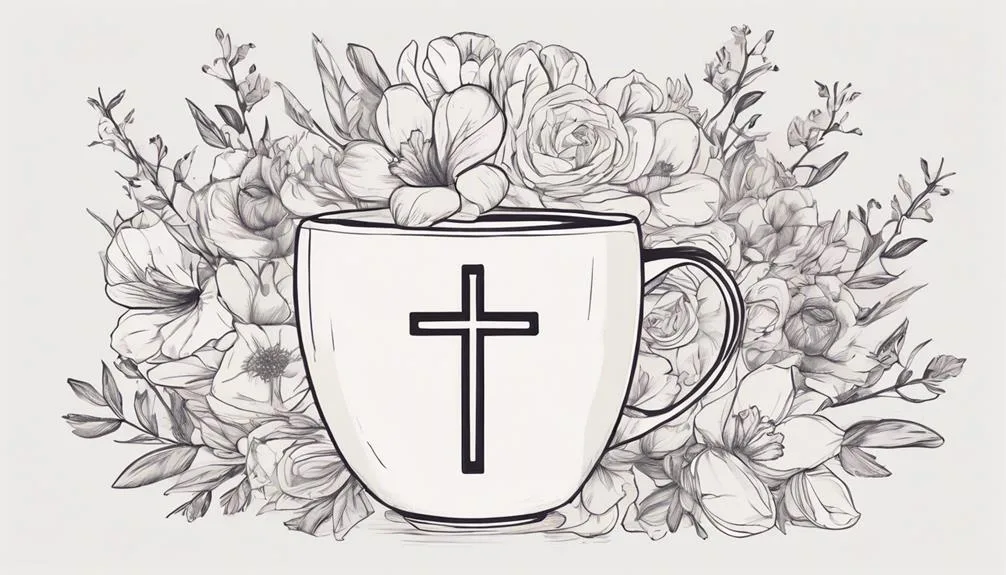 positive message on mug