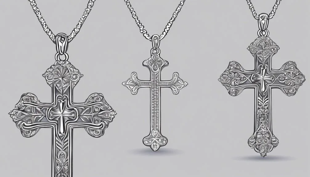 intricate silver pendant design