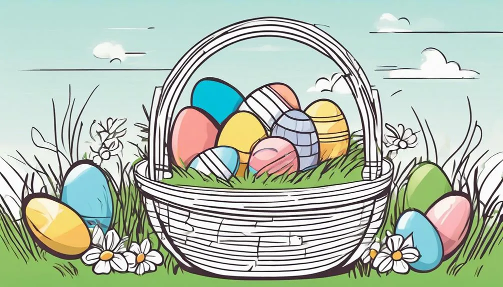 easter basket egg hunt