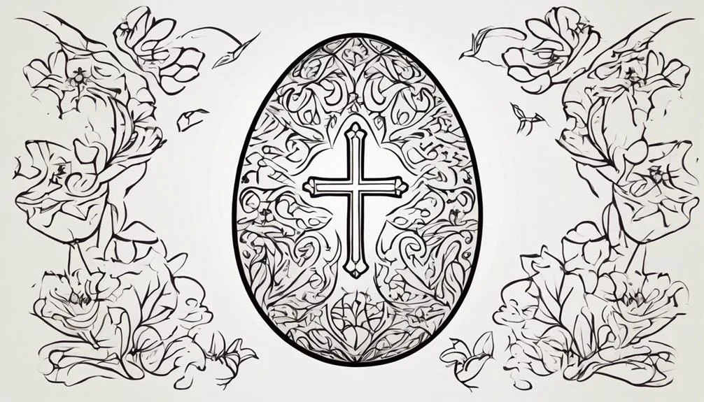 easter egg religious symbols