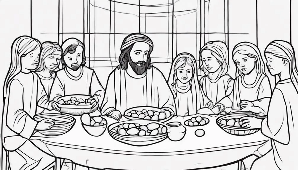religious easter coloring activity