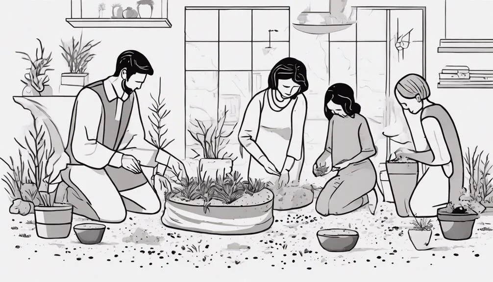 resurrecting garden with crafts