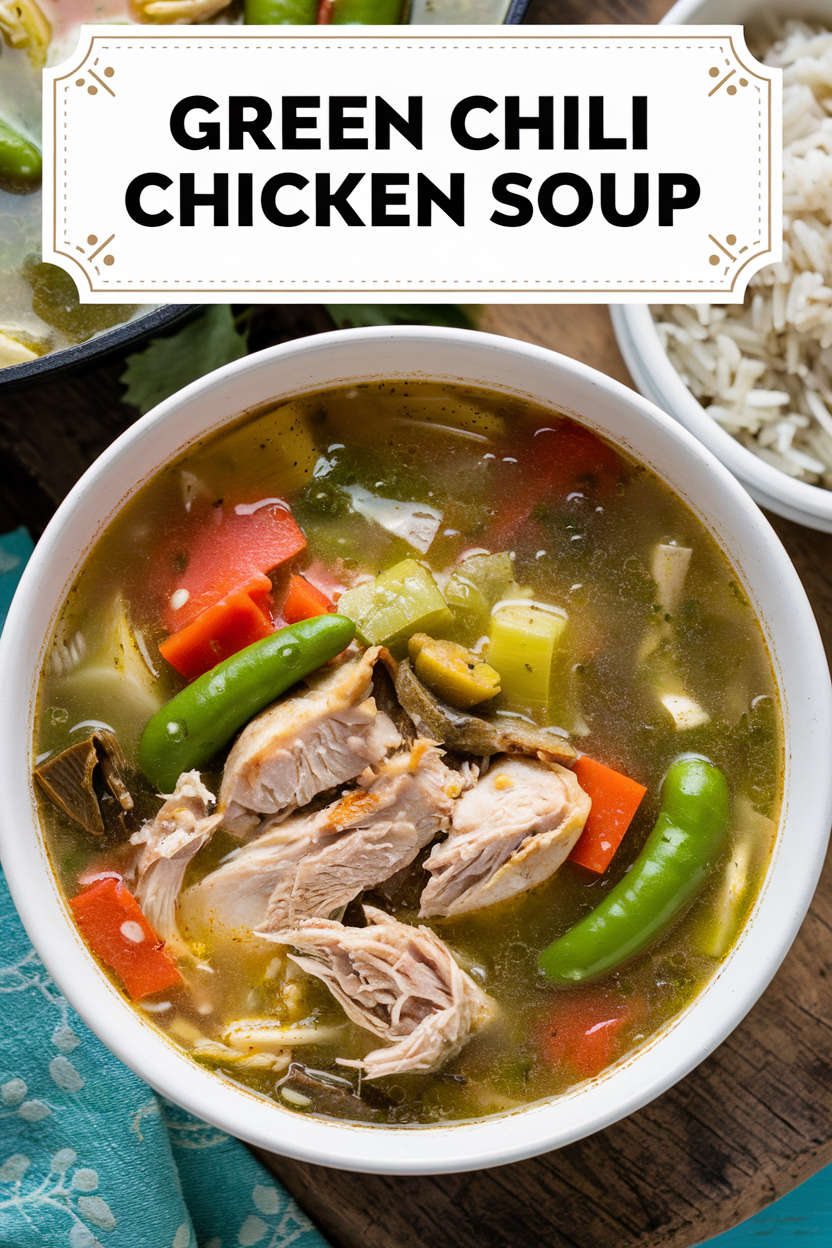 Green Chili Chicken Soup