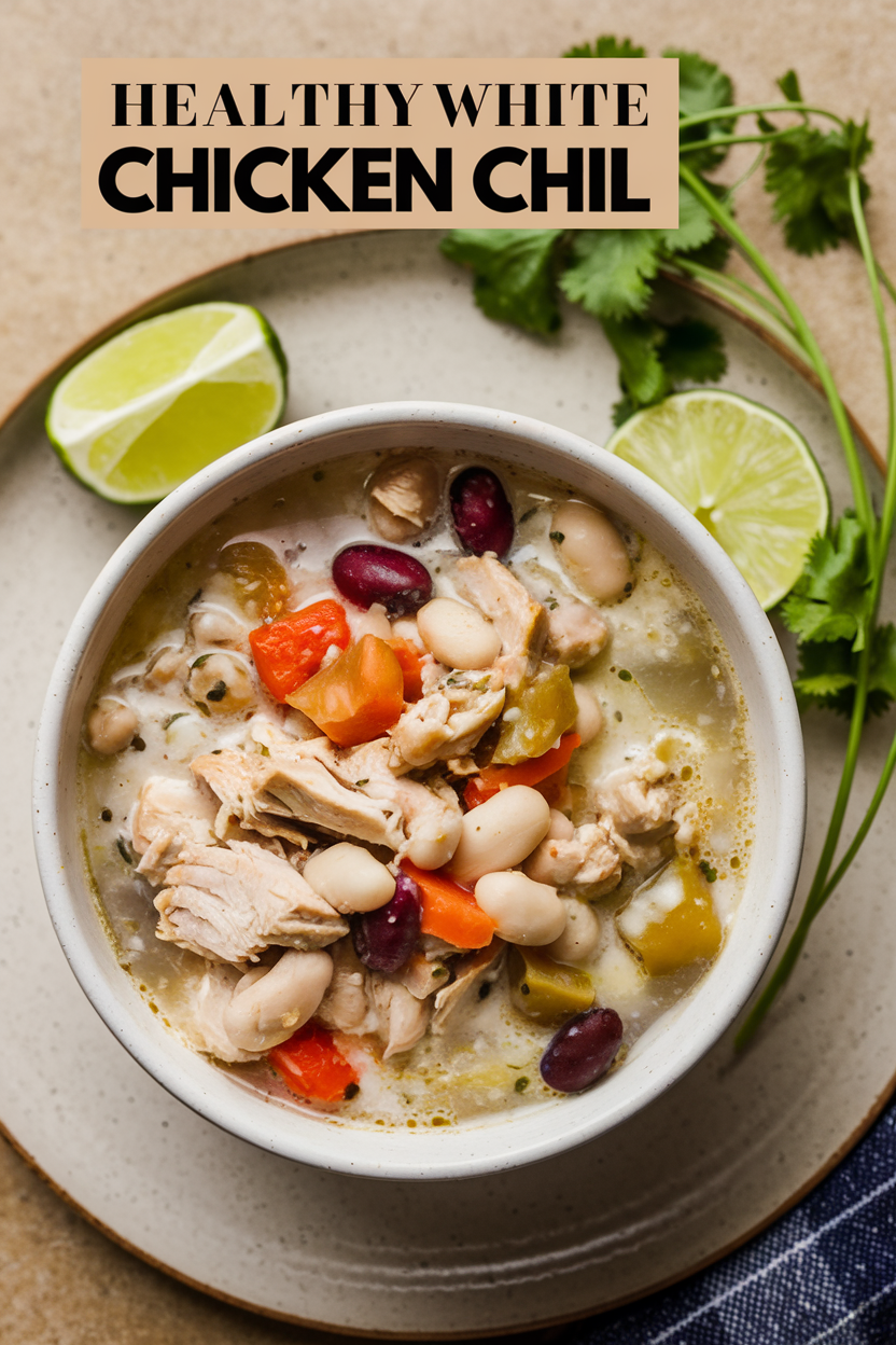 Healthy White Chicken Chili