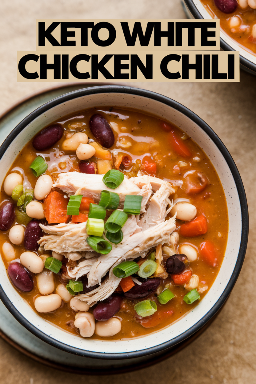 Keto White Chicken Chili