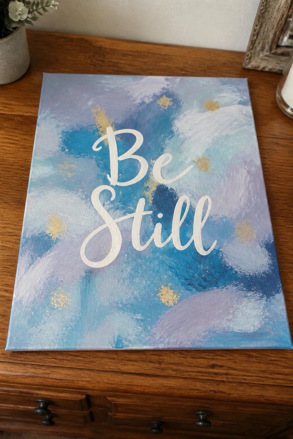 A rectangular canvas with 