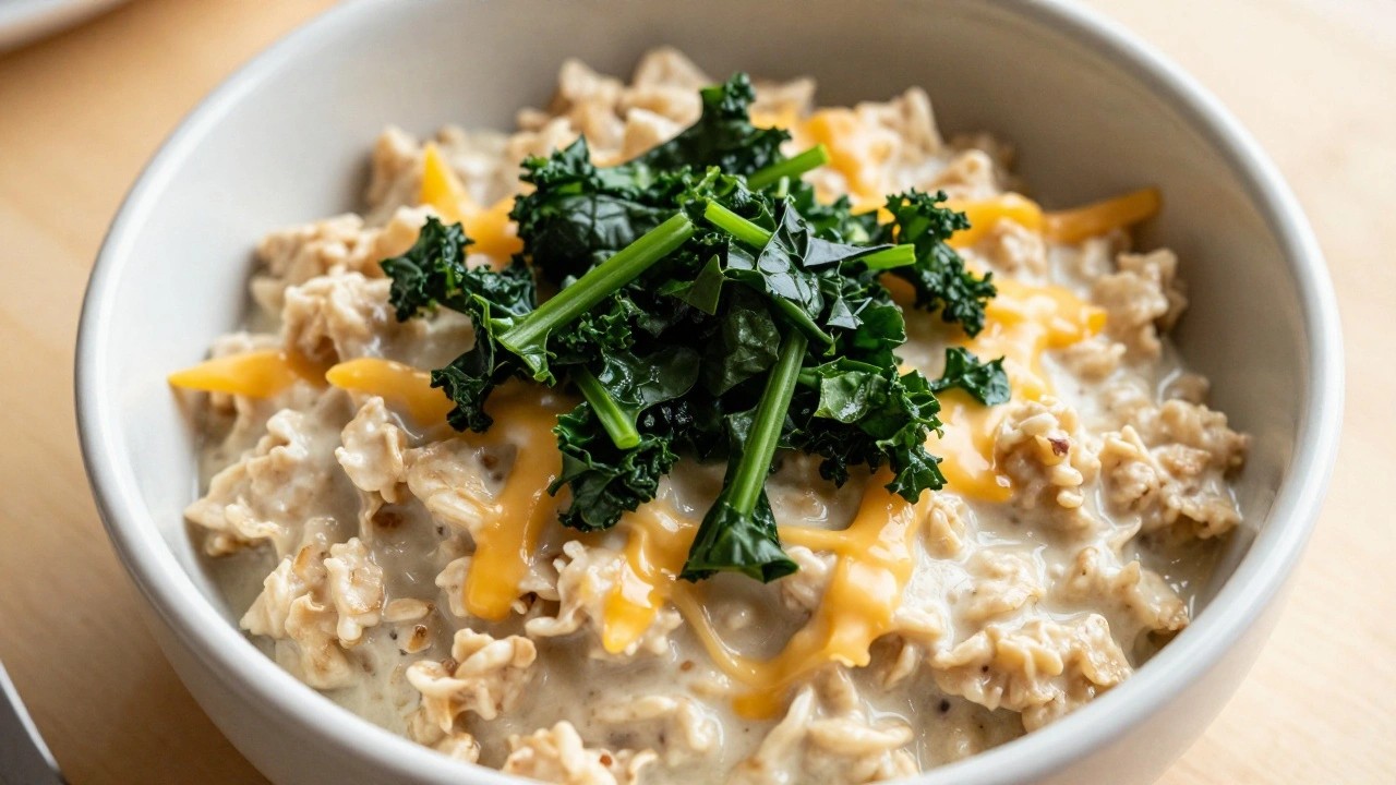 10 Cozy Savory Oats Recipes Made With Cheese and Greens