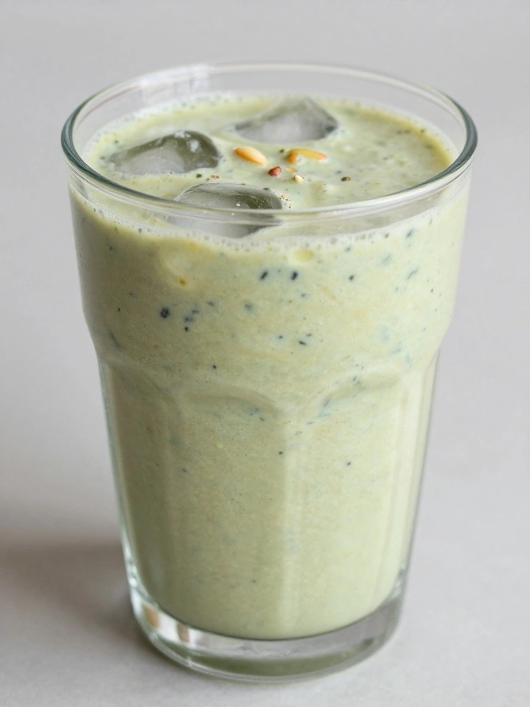 Apple Kale Greek Yogurt Protein Smoothie