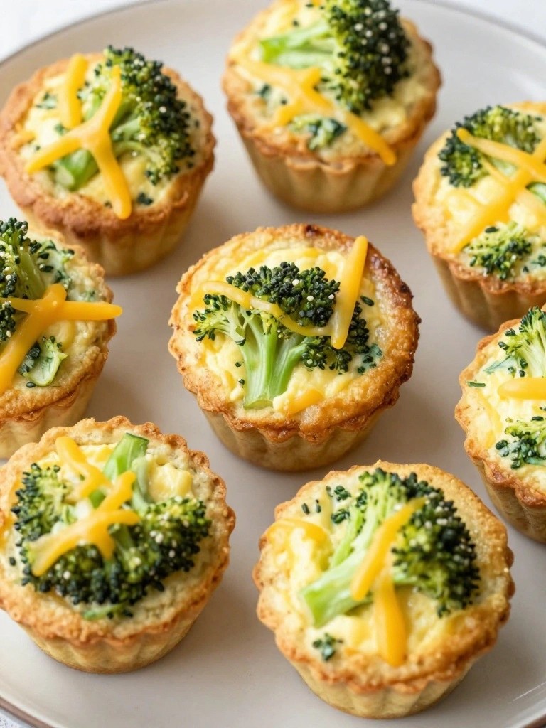 Cheesy Broccoli Egg Muffins