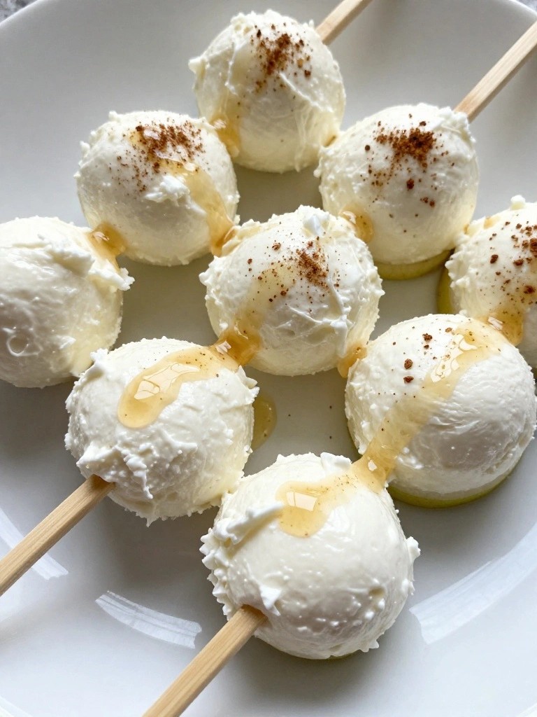 Pear and Ricotta Breakfast Skewers