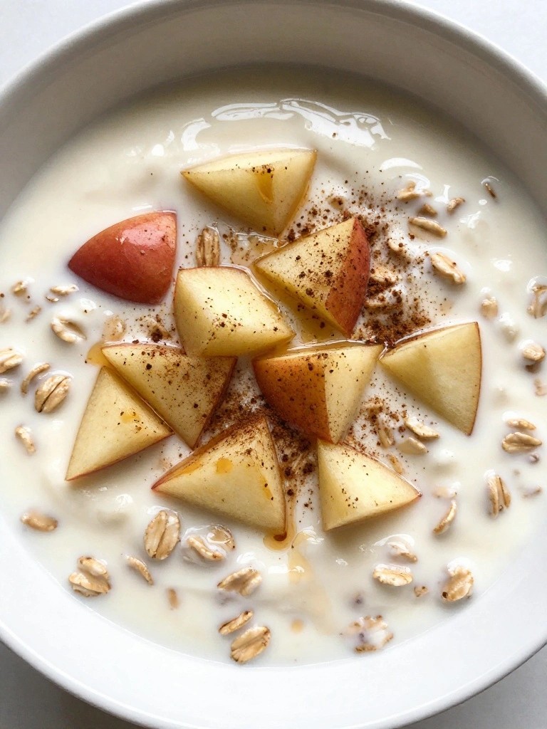 Apple Cinnamon Yogurt Overnight Oats