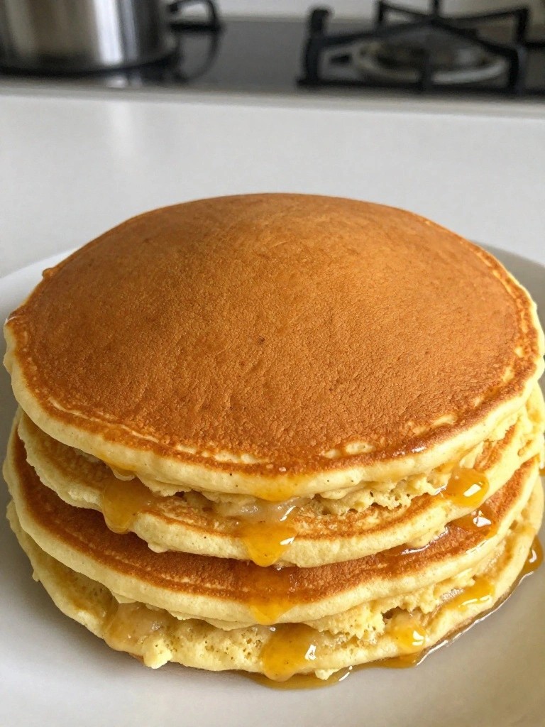 Pumpkin Spice Cottage Cheese Pancakes