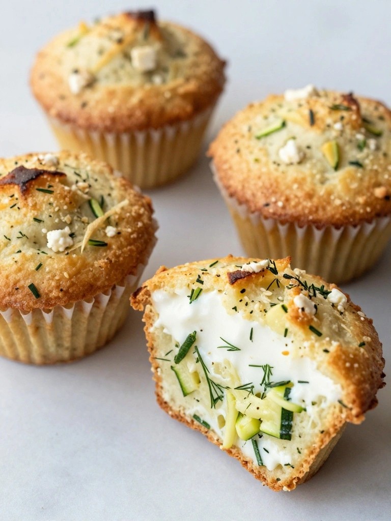 Baked Greek Yogurt Zucchini Egg Muffins