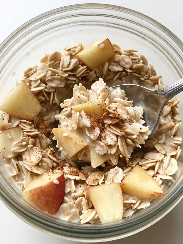 Apple Cinnamon Overnight Oats