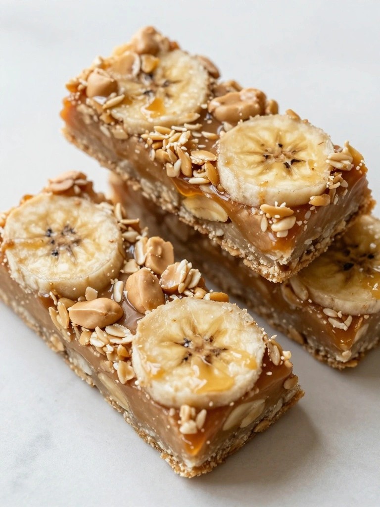 Peanut Butter Banana Protein Bars