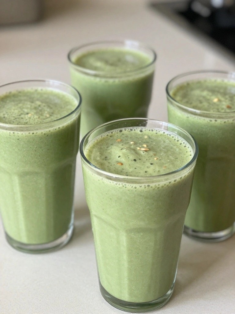 Portable Green Protein Smoothie Cups
