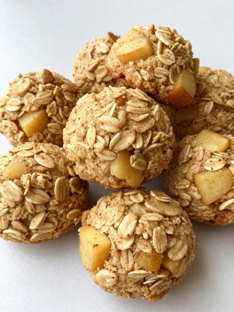 Apple Cinnamon Oatmeal Muffin Bites