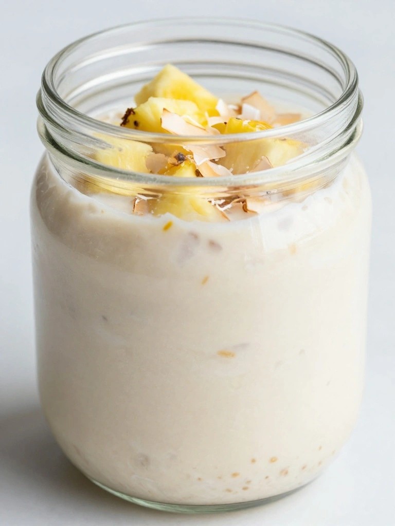 Piña Colada Overnight Oats