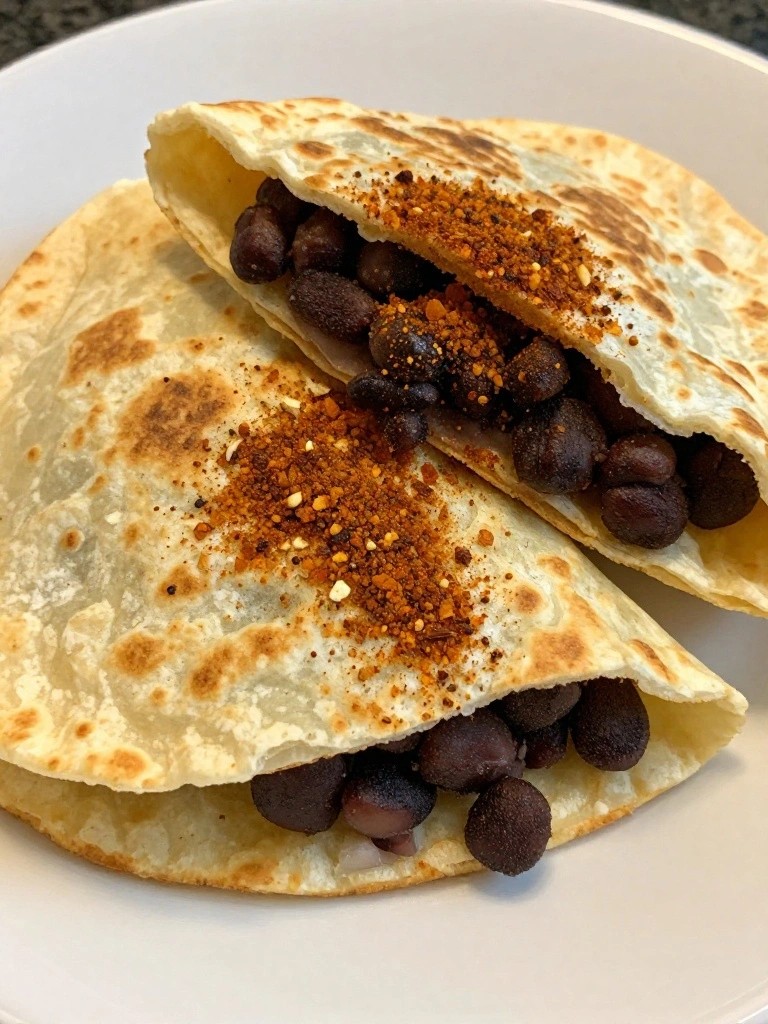 Bean and Spice Breakfast Quesadillas