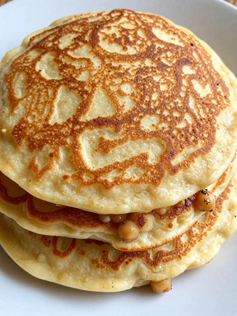 Spiced Chickpea Flour Pancakes