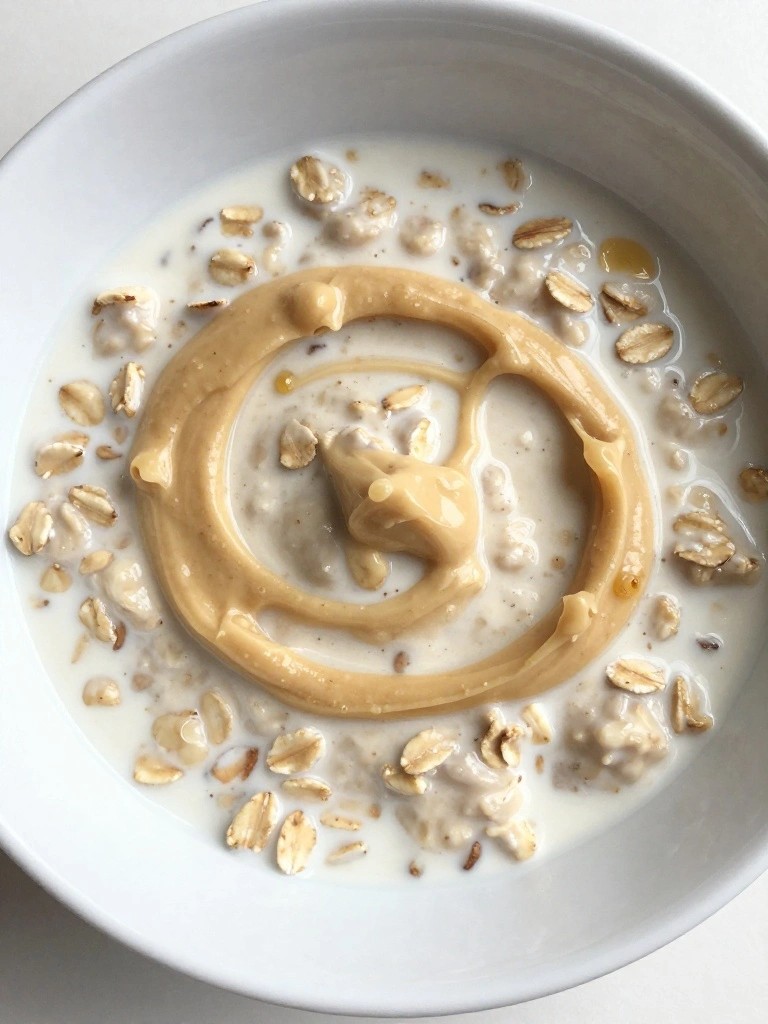 Almond Butter Overnight Oats