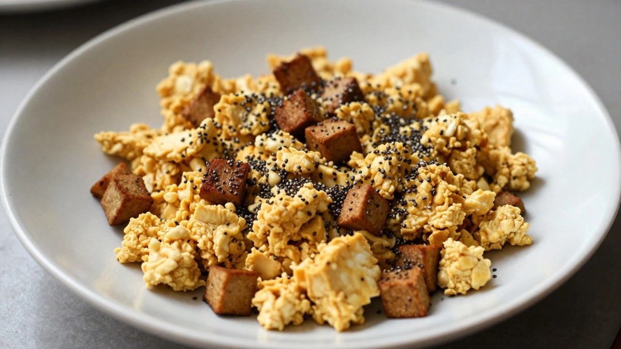 12 Vegan High Protein Breakfasts Featuring Tofu Tempeh and Chia