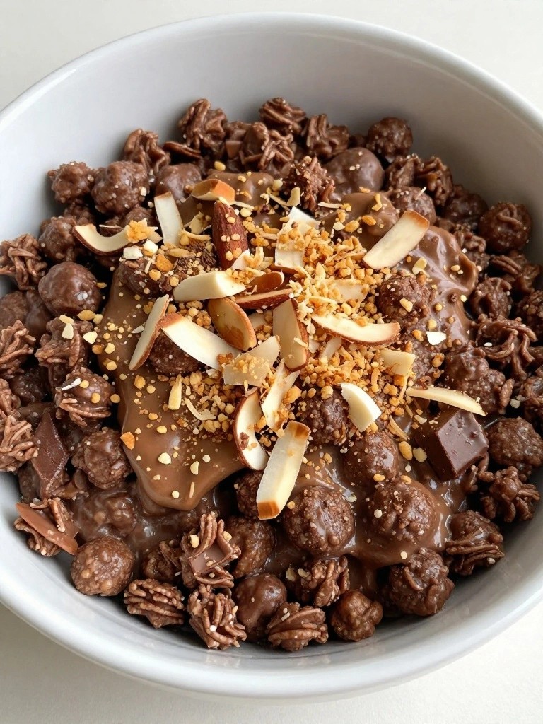 Toasted Coconut Almond Joy Oatmeal
