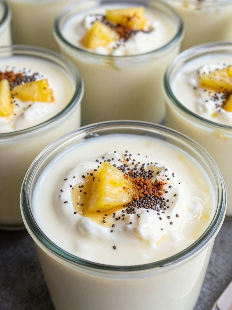 Cottage Cheese Pineapple Breakfast Cups