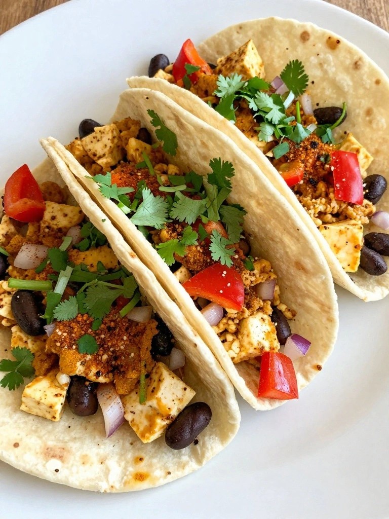 Tofu Scramble Breakfast Tacos