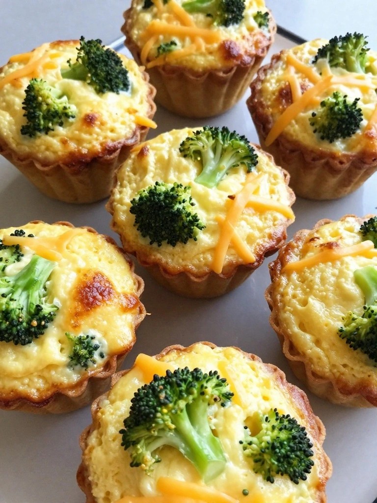 Cheesy Broccoli Egg Muffins