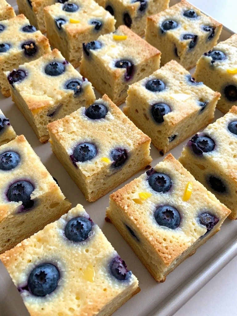 Lemon Blueberry Pancake Meal Prep Bites