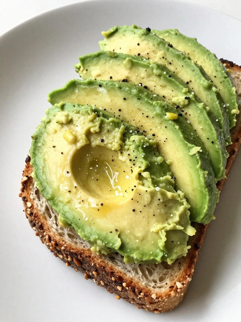Whole Grain Avocado Toast Triangles