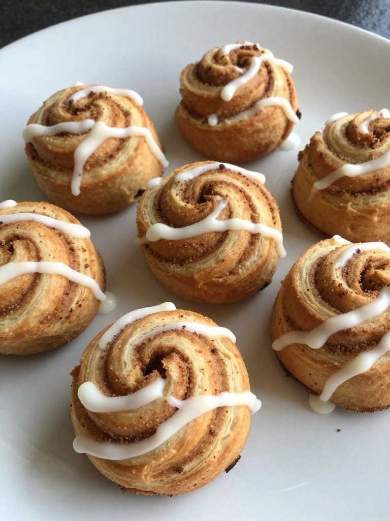 Cinnamon Roll Pinwheel Bites