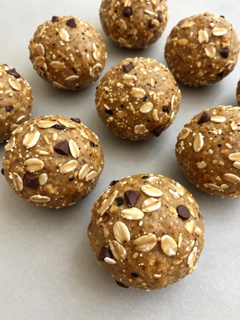 Oatmeal Cookie Dough Energy Balls