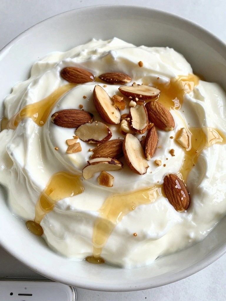 Greek Yogurt Parfait with Honey and Almonds