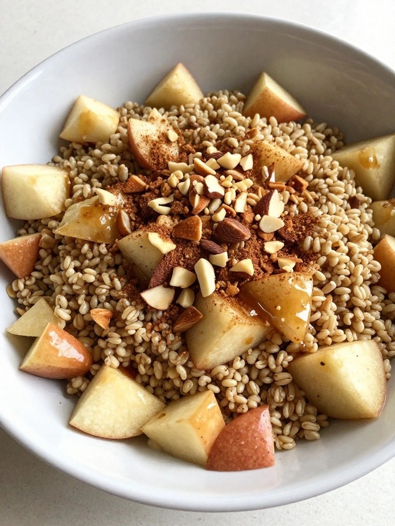 Apple Cinnamon Quinoa Breakfast Bowl