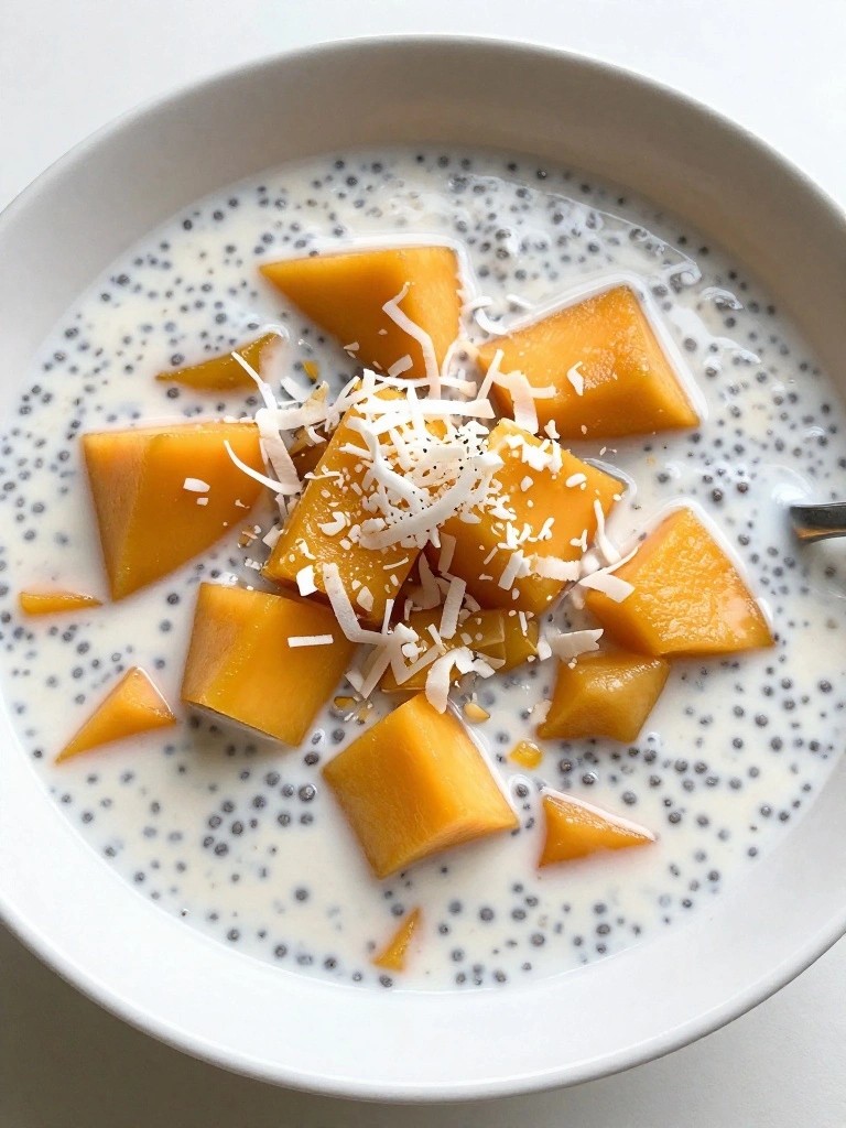 Mango Coconut Chia Pudding