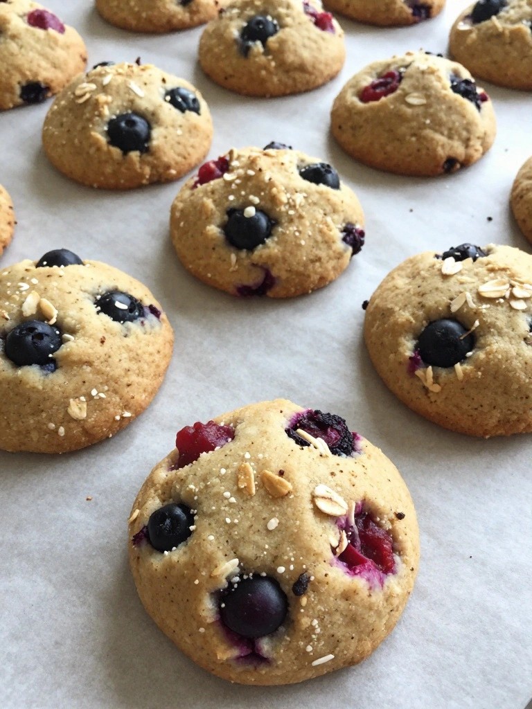 Mixed Berry Breakfast Cookie Bites