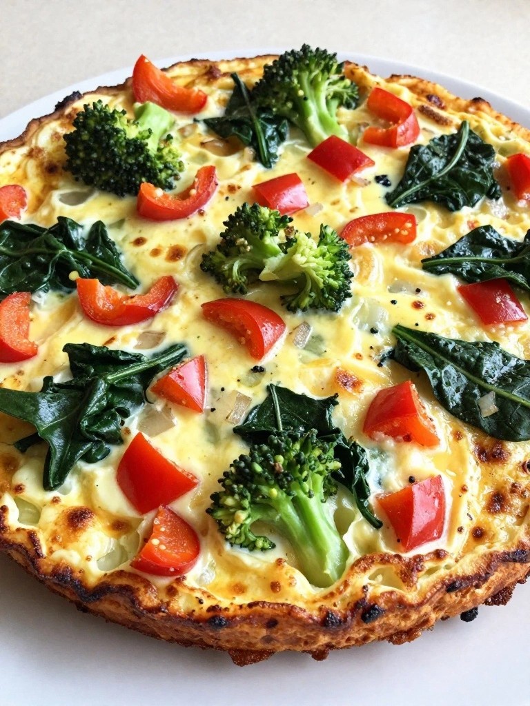 Veggie-Packed Egg White Frittata