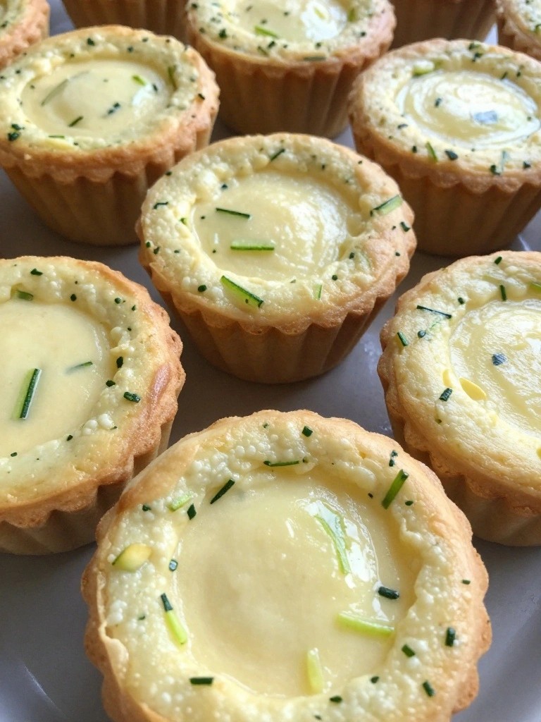 Baked Egg Muffins Mixed with Greek Yogurt and Zucchini