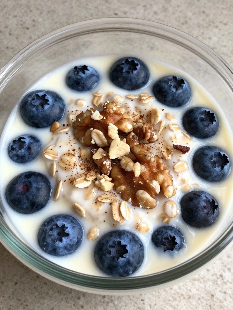 Blueberry Muffin Overnight Oats