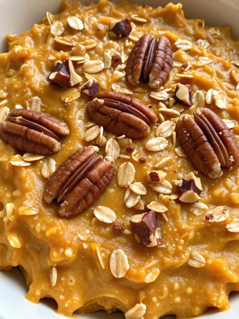 Pumpkin Pecan Overnight Oats