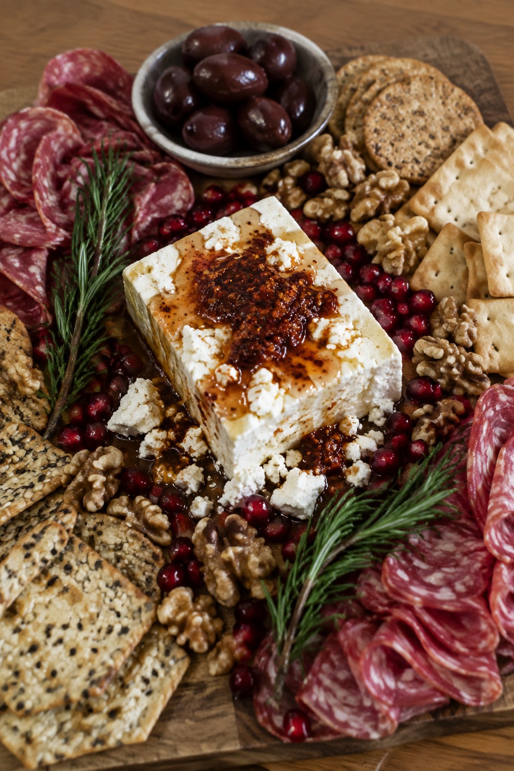 Harissa Honey and Feta Board