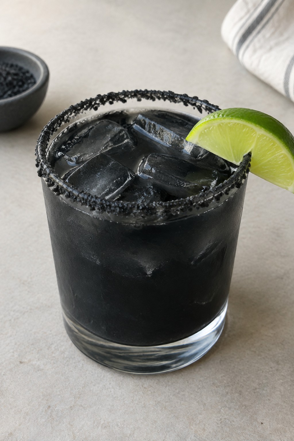 Charcoal Black Magic Margarita