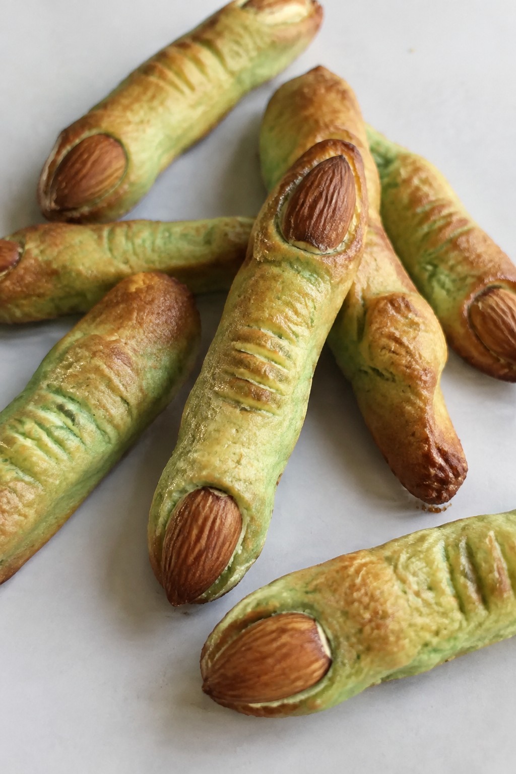 Witch Finger Almond Breadsticks
